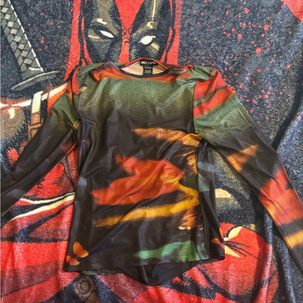 Multicolor Long Sleeve Top